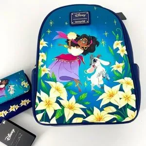 NWT ESMERALDA DISNEY LOUNGEFLY Backpack and Wallet ✨ Disney main image 4